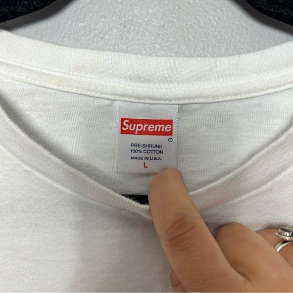Supreme Balloons Tee Shirt White Size Large Men’s - Picture 4 of 5